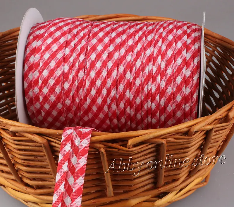 

free shipping T/C Scotch Bias binding tape ribbon Width 15mm size 5/8" colors red,100yds(91.4m)per lot diy