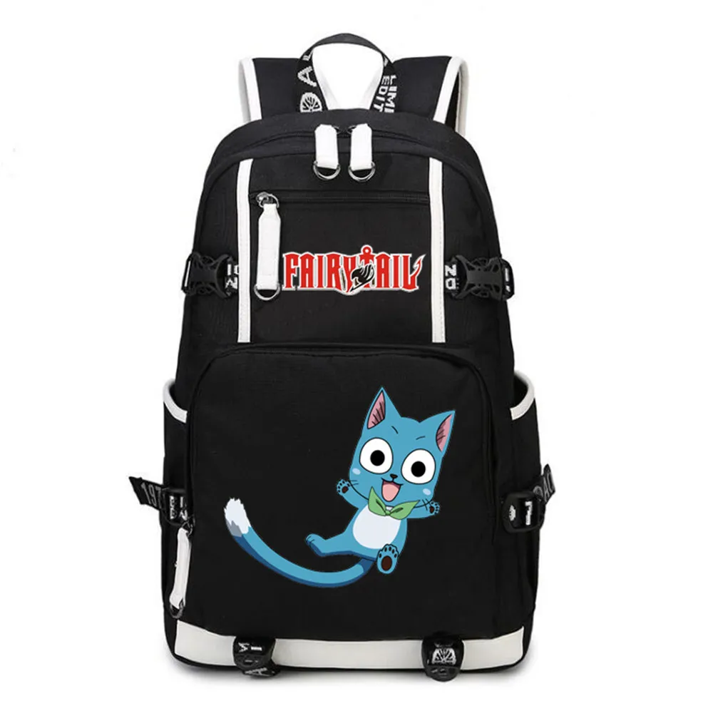 Токио вурдалак Kaneki Кен/Fairy Tail/мой герой Академии мультфильма рюкзак школьные сумки ноутбук плечи сумки рюкзак для путешествий сумки - Цвет: K