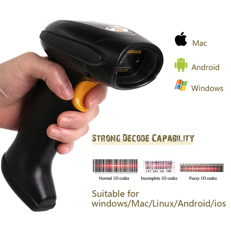 ISSYZONEPOS بلوتوث الباركود ماسحة اللاسلكية المحمولة USB 1D CCD 200 s/s الباركود قارئ دعم الروبوت/iOS/ويندوز /لينكس/ماك ISSYZONEPOS بلوتوث الباركود ماسحة اللاسلكية المحمولة USB 1D CCD 200 s/s الباركود قارئ دعم الروبوت/iOS/ويندوز /لينكس/ماك