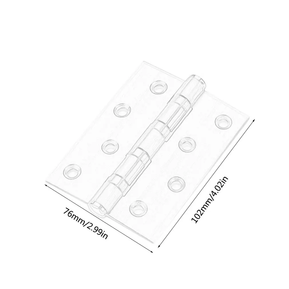 201 нержавеющая сталь 4X3X3 шарнир для мамы шарнирная опора немой дверной шарнир для спальни Бесплатный щелевой шарнир