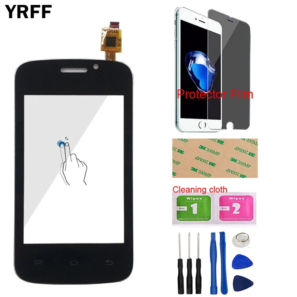 

YRFF Mobile Touch Screen Panel For Fly IQ239 IQ 239 Touch Screen Digitizer Panel Front Glass Sensor Touchscreen Protector Film