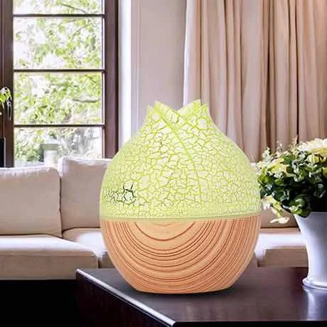 

New vase incense diffuser, bud humidifier multi-color LED light 130ml for multi-environment use mini USB mute humidifier