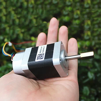 

1.8 Degree 35MM 2-Phase 4-Wire Mini Precision Stepper Motor Stepping Motor 33mm long shaft Hall Encoder 3D Printer CNC Robot