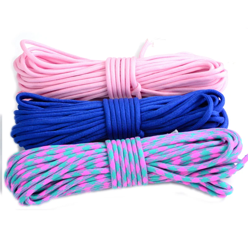 New 100ft 4mm regular 7 strand 550 paracord for camping hiking |