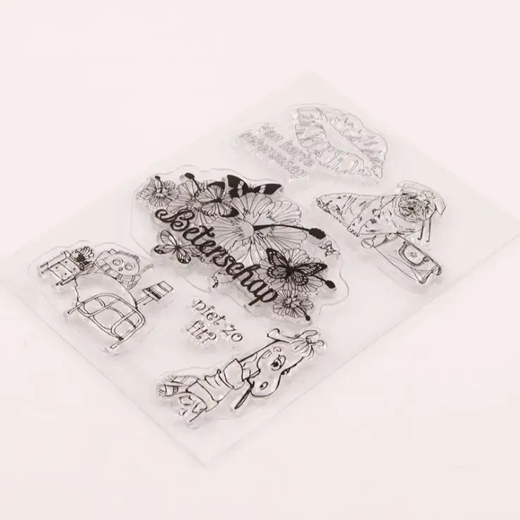 Голландский бетершап быстрое восстановление прозрачный чистый силикон штамп для печати DIY Скрапбукинг фото альбом карты производитель трафареты