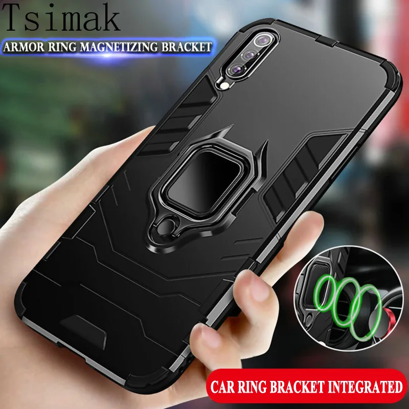 

Armor Case For Samsung Galaxy A10 A20 A30 A40 A50 A60 A70 A80 A90 M10 M20 M30 M40 2019 A50s A70s M30s Cover Car Ring Phone Coque