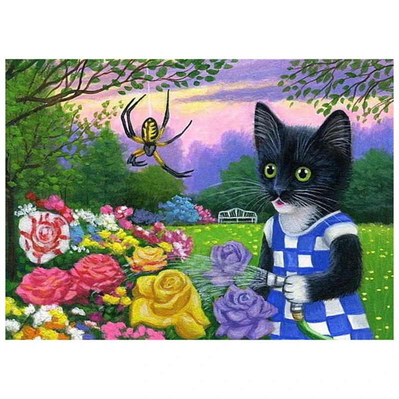 

5D,DIY,Diamond Painting,Needlework,Cat Diamond Embroidery,Cross Stitch,Square/Round Rhinestone,Home Decoration,Art XPZ