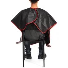 Плащ для стрижки волос паста воротник водонепроницаемая ткань салон парикмахерское платье парикмахерские для стрижки волос Профессиональный June11