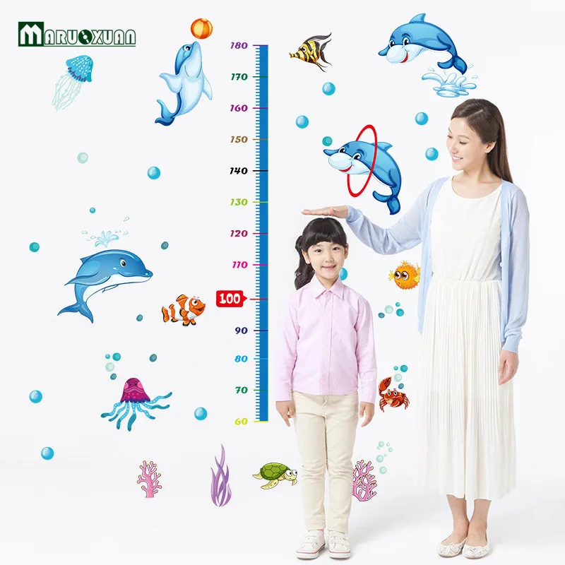 Factory Direct Dolphin Height Stickers Children S Room Decorative Wall Stickers Pvc Nursery Bathroom China Factory Direct Dolphin Height Stickers Children S Room Decorative Wall Stickers Pvc Nursery Bathroom China