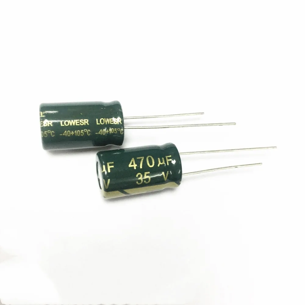 20PCS 35V 680uF High Frequency LOW ESR Radial Electrolytic Capacitors 10x20mm