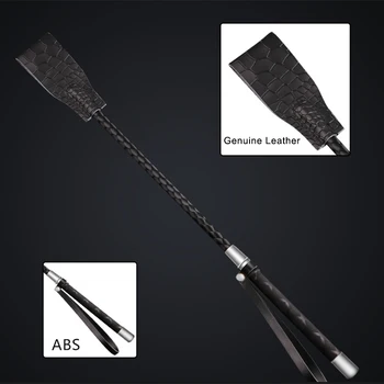 Bdsm Leather Horse Whip With Sword Handle crop whip Flogger Spanking Paddle Slave Fun Sex Products Toys Adult For Game Couples 6