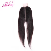 2x6 закрытие перуанские волосы 2*6 закрытие шнурка Ким К человеческие волосы закрытие не Реми средняя часть Ким К натуральные волосы для наращивания Mslove