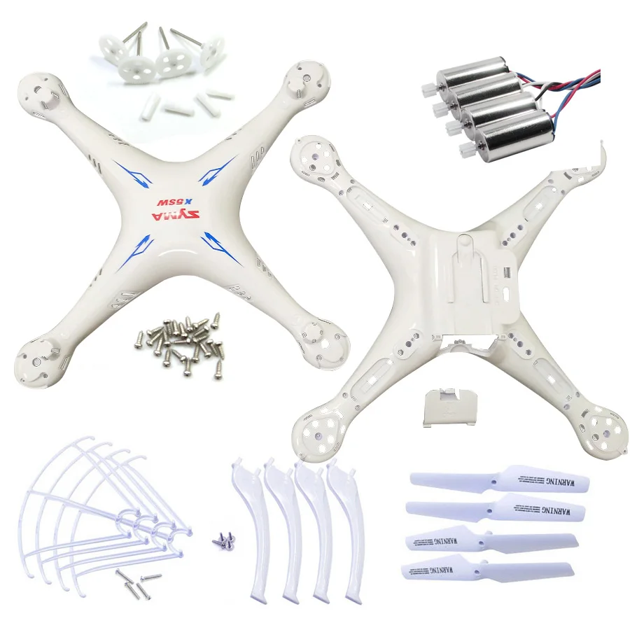 SYMA X5SC X5SW запасные части корпус двигателя пропеллер основное лезвие шасси комплект защитное кольцо рамка rc Дрон аксессуар