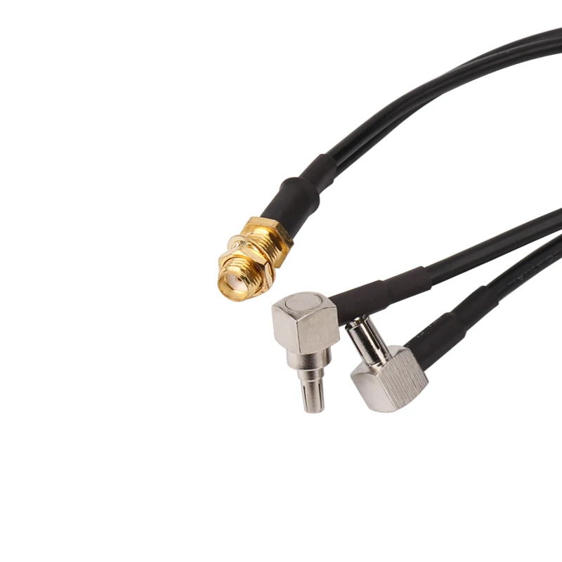 Разъем Sindax SMA Мама Y тип 2 X TS9 папа фоторазъем кабеля RG174 6 дюймов 1F2M 10