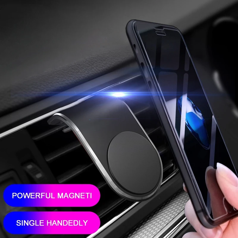 

Magneet Telefoonhouder Magnetic Car Phone Holder For iPhone Mobile Phone Support For Samsung S10 Plus A70 A50 Uchwyt Na Telefon