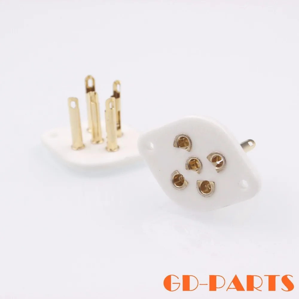 5pin O5A Ceramic tube socket for PX4 PX25 1701 PX5 PA40 RE134 RE144 REN804 Vintage Hifi Audio Tube Amplifier DIY 6