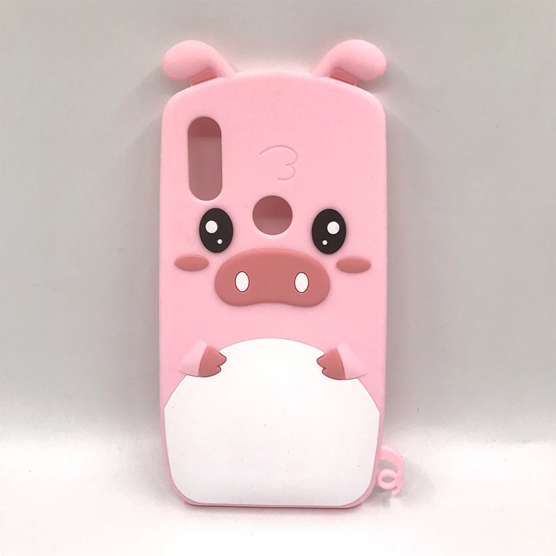 

Soft Silicone Case For Xiaomi Redmi 7 Cover Cute Pink Pig Ear Tail Phone Back Funda Redmi Note 7 Pro Case Redmi Note 7 Cover