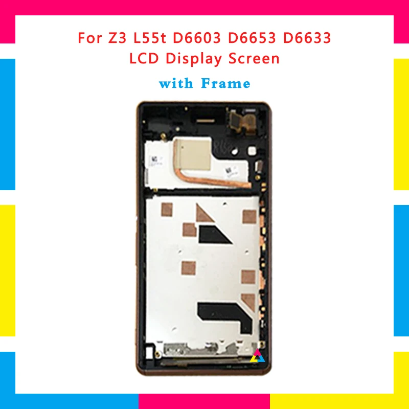 

5PCS LCD Display Screen With Touch Screen Digitizer Assembly For Sony Xperia Z3 L55T D6603 D6653 D6633 Replacement