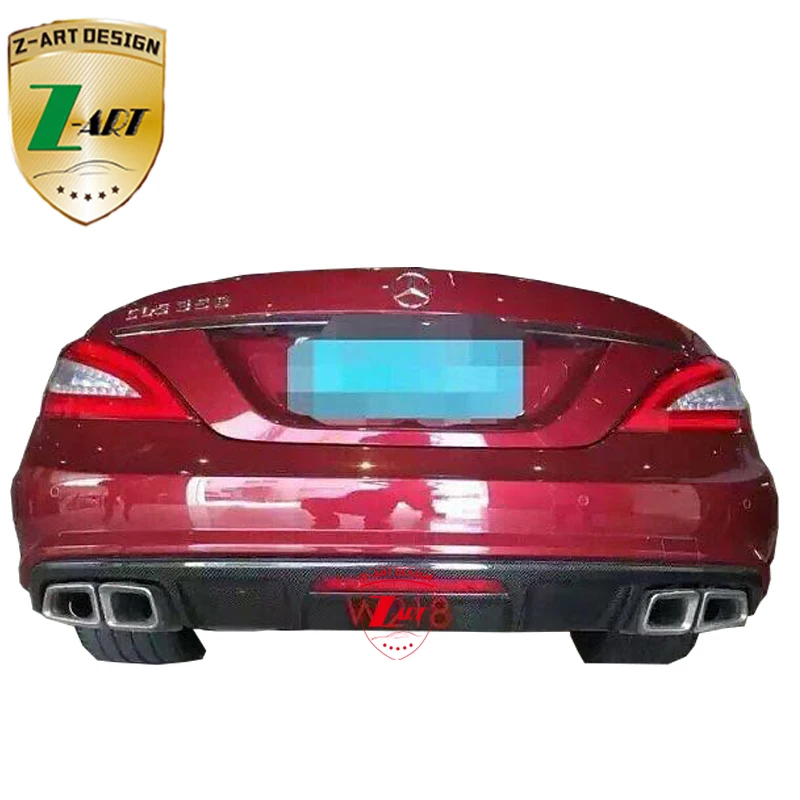 Z-ART углеродное волокно задний диффузор для Mercedes Benz W218 CLS 2012-2013 Бесплатная доставка