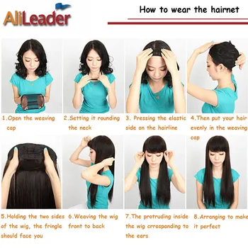 Alileader Top Sale Hairnets Good Quality Mesh Weaving Black Wig Hair Net Making Caps Weaving Wig Cap  Hairnets 20-50Pcs/Lot 6