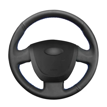 

Hand-stitched Diy Black PU Artificial Leather Car Steering Wheel Cover for Lada Granta 2011 2012 2013 2014 2015 2016 Accessories
