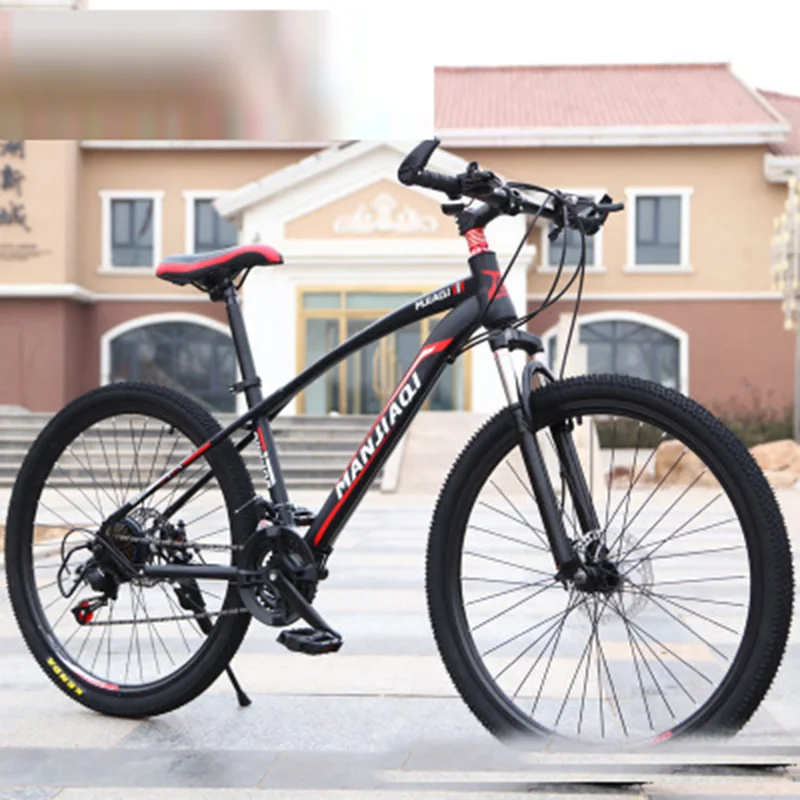 Bicycles 24-Inch Mountain Bike 24-Speed Men's And Women's Highway Changer Student Adult Racing Car Bicycles 24-Inch Mountain Bike 24-Speed Men's And Women's Highway Changer Student Adult Racing Car