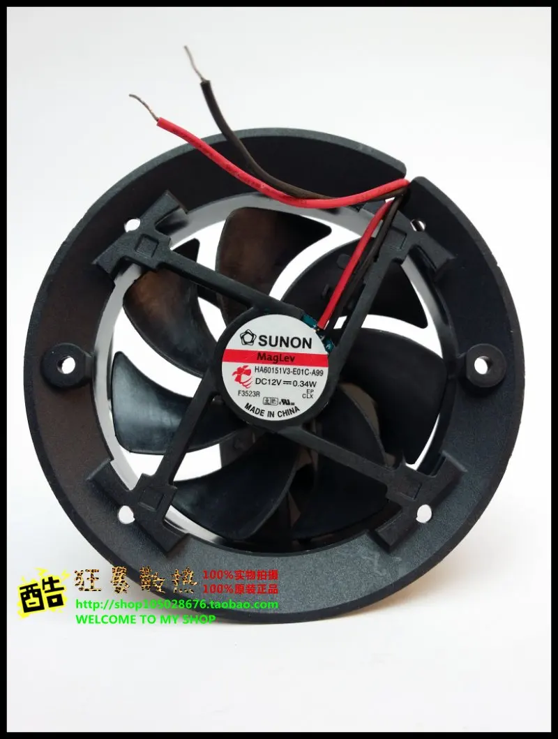 

Original Sunon 12V 6015 HA60151V3-E01C-A99 60 * 60 * 15mm circular fan low speed quiet fan purifiers