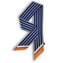 Шелковый шарф с лентой для галстука, шарф с ручками, женские обтягивающие шарфы