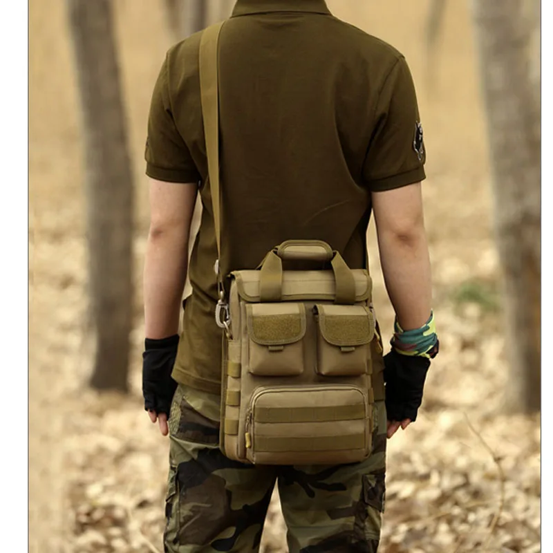 Многофункциональная Военная нейлоновая сумка, водонепроницаемая камуфляжная Мужская сумка А4, сумка на одно плечо, Мужская Дорожная сумка-мессенджер, сумки через плечо