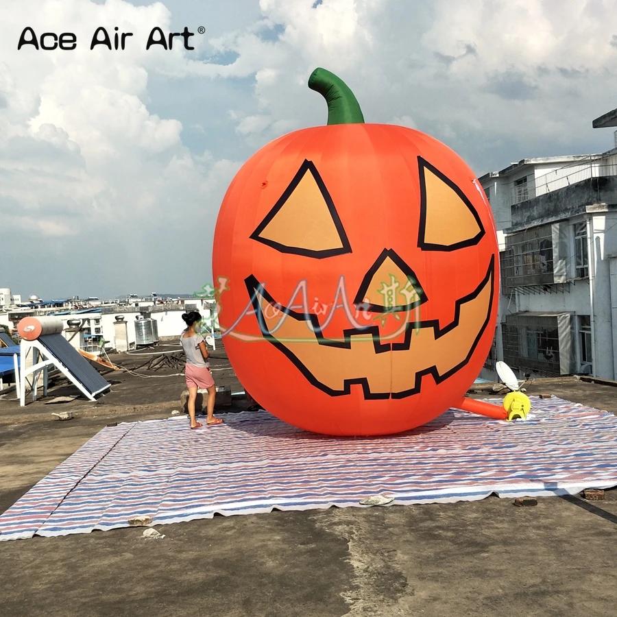 Giant Halloween inflatable pumpkins for USA made by Ace Air Art