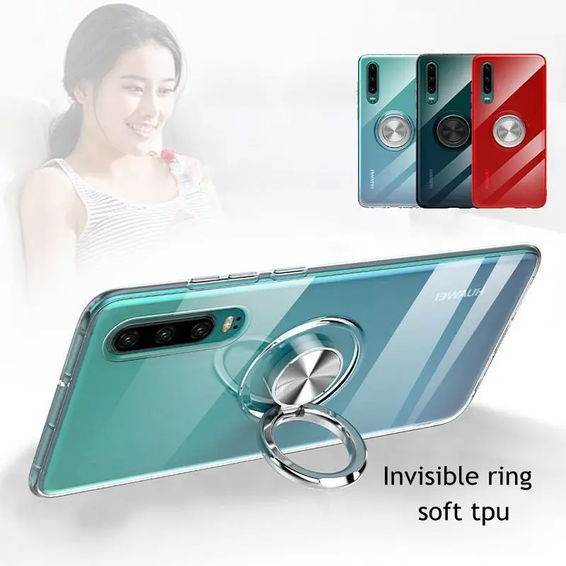 Магнитный чехол Mate20X с металлическим кольцом для Huawei mate30pro p20 pro lite силиконовый p30