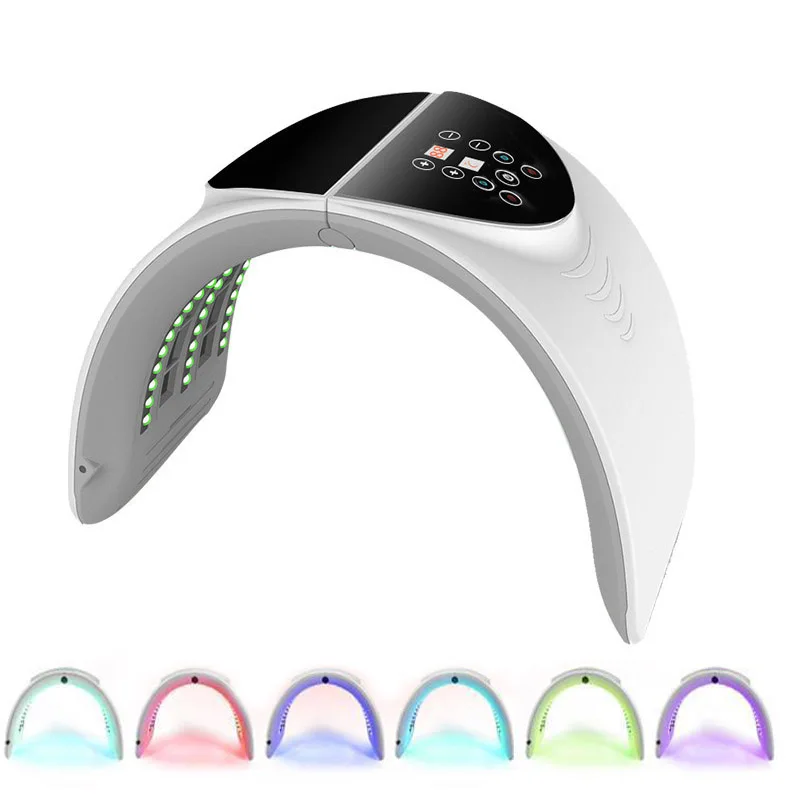  Newest PDT LED Photon Light Therapy 7 Colors Led Face Mask Light Phototherapy Lamp Machine For Acne - 33026510523