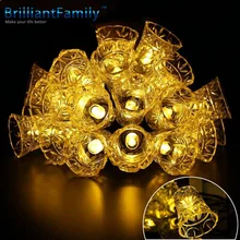 

Solar Light String 20LED Bell String Light String Outdoor Light String Christmas Day Landscape Garden Lighting