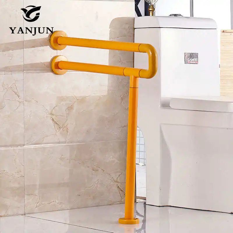 Yanjun Bathroom Accessory Plastic Grab Bar With Leg Home Assist Safety