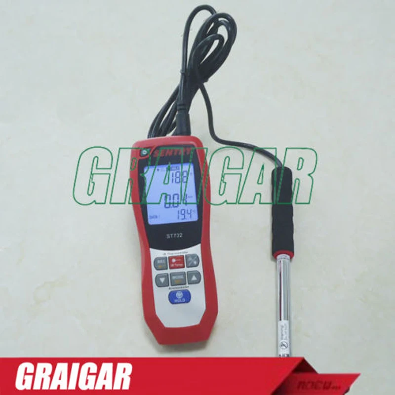 ZYL-YL Portable Infrared Thermometer Hot Wire Anemometer ST732