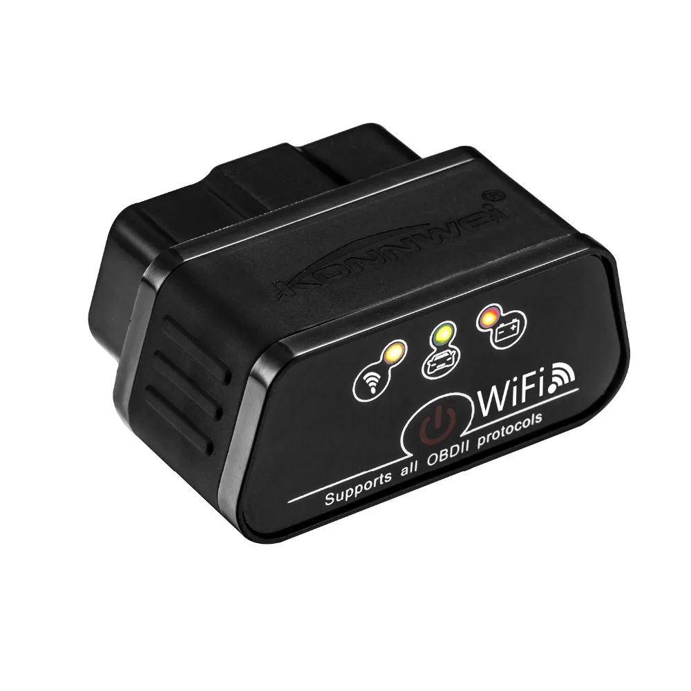 Konnwei KW903 EML327 Wifi V1.5 Авто OBD2 диагностический инструмент ODB 2 Автосканер ELM 327 Wi-Fi OBD2 код ридер для Android/IOS Wi-Fi