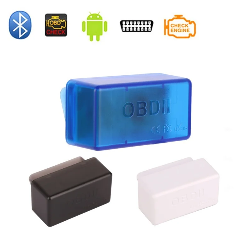 Новый OBD 2 ELM327 OBD2 Bluetooth 2,0 адаптер ELM 327 V1.5 Авто диагностический сканер для автомобилей Android с ST чип