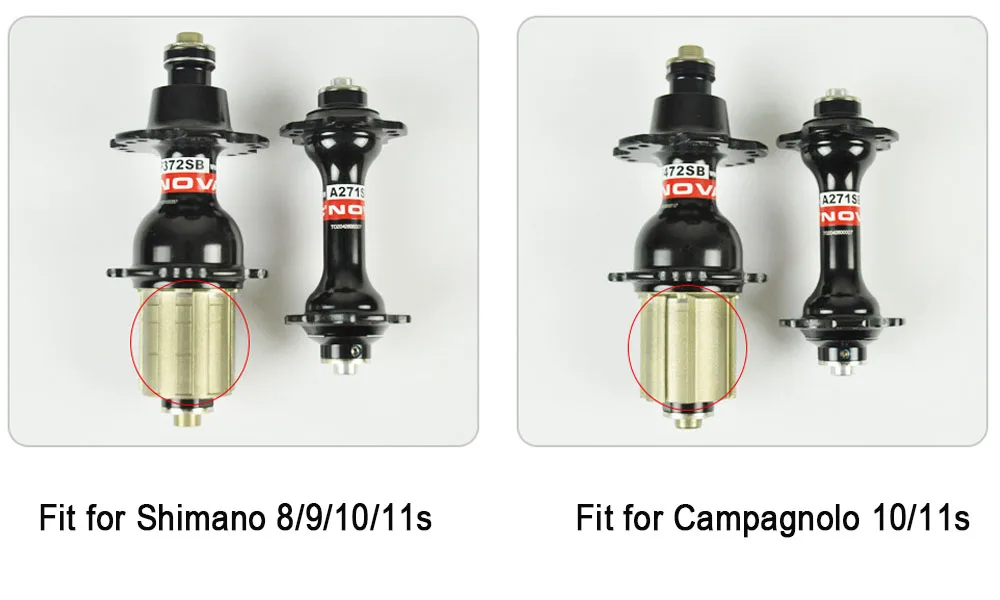 Shimano and Campagnolo