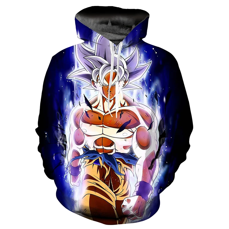 Prix Cloudstyle 2019 Dragon Ball à capuche à manches longues pull Design de mode hommes survêtements Streetwear sweats à capuche grande taille 5XL