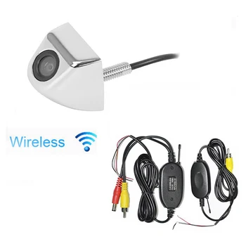 

2.4Ghz Wirless Backup Reverse Rear View Camera Wireless Transmitter and Receiver Parking Kit for Car Rearview Monitor Mirror DVD