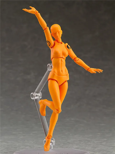 Аниме Archetype He She Ferrite Figma подвижные тела Feminino Kun Body Chan ПВХ фигурка модель игрушки кукла для коллекционирования - Цвет: chengsenv1