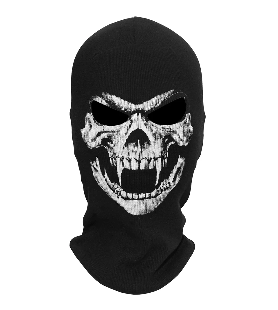 3d skull grim balaclava motorcycle full face mask