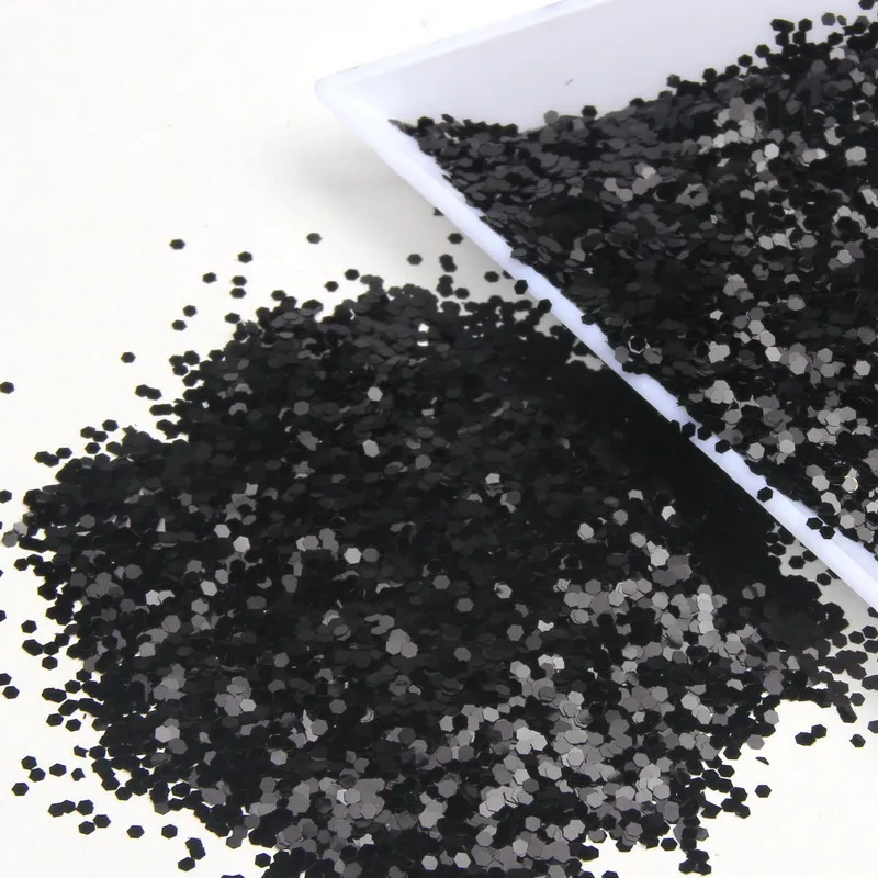 Elessical 10g/bag Holographic Hexagon Design Nail Glitter Spangles Thin Sequins DIY Acrylic Powder Sand For Nails Art Decoration