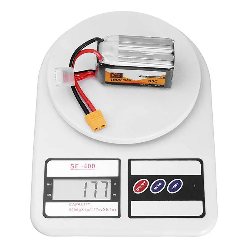 Лучшее предложение Перезаряжаемые Lipo Батарея ZOP Мощность 14,8 V 1800 мА/ч, 65C 4S Lipo Батарея XT60 штепсельной вилки