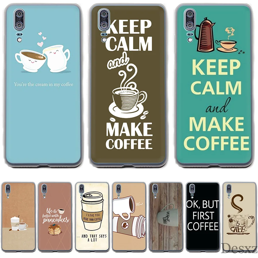 

Phone Case Cover Ok But First Coffee Coque Shell For Huawei P Smart P8 P9 P10 P20 Lite Pro P20pro 2015 2016 2017 Cover