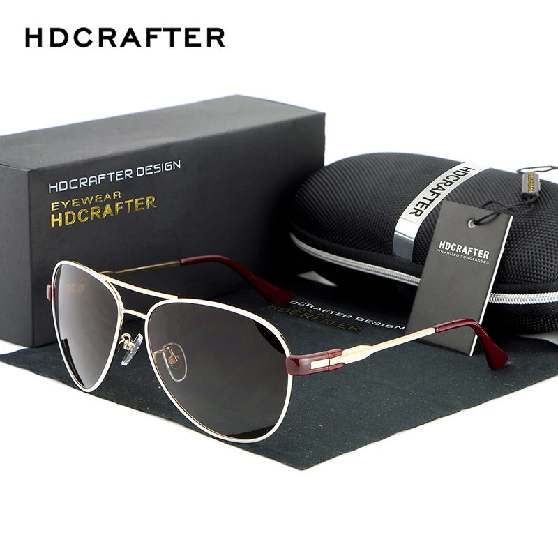 

HDCRAFTER Brand Designer Vintage Unisex Sunglasses Polarized Oval Oculoz Eyewear For Men/Women