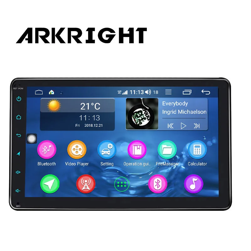 ARKRIGHT " 2 din Android Автомагнитола поддержка 4G sim-карты 4+ 64 ГБ Автомобильный мультимедийный плеер gps/Авто Радио/Автомобильный dvd-плеер/DSP