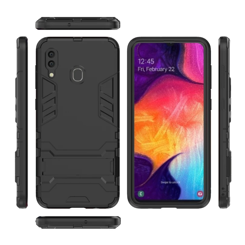 Для Samsung Galaxy A30/A 30 тонкий ударопрочный робот-Броня протектор гибридный прочный