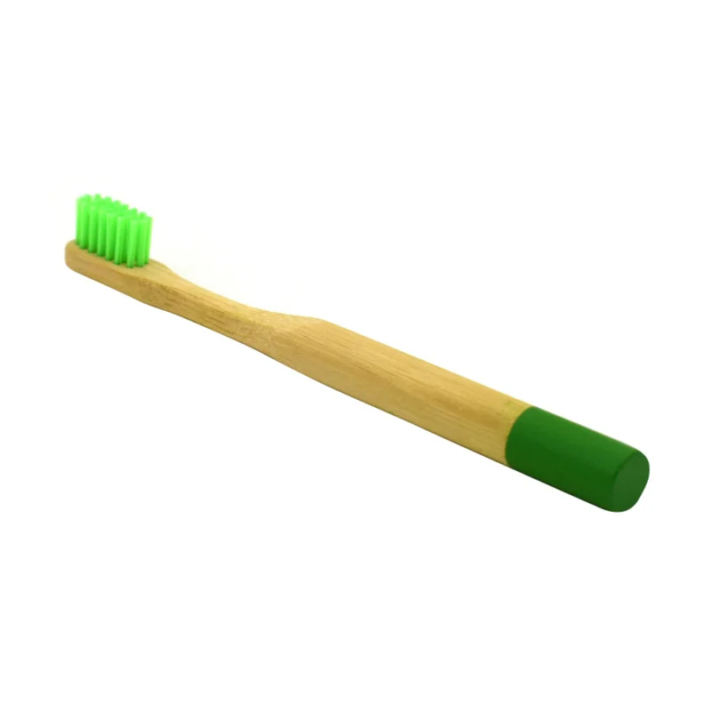 1pcs Bamboo Charcoal Toothbrush child Oral Dental Care kids Environmentally Soft Wooden Handle Charcoal Brush