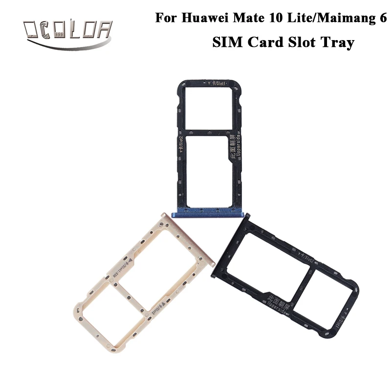 Ocolor For Huawei Mate 10 Lite Maimang 6 Nova 2i G10 Sim Card Tray